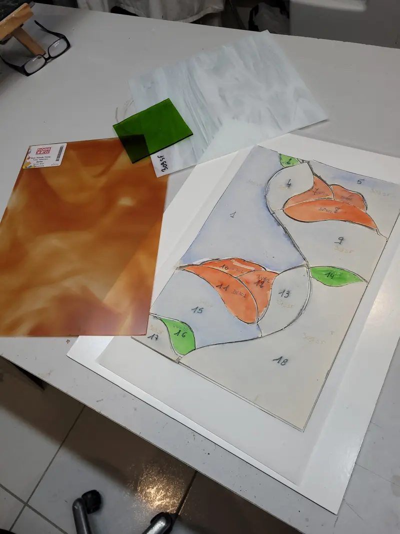 Choix des couleurs des verres par rapport au dessin couleur