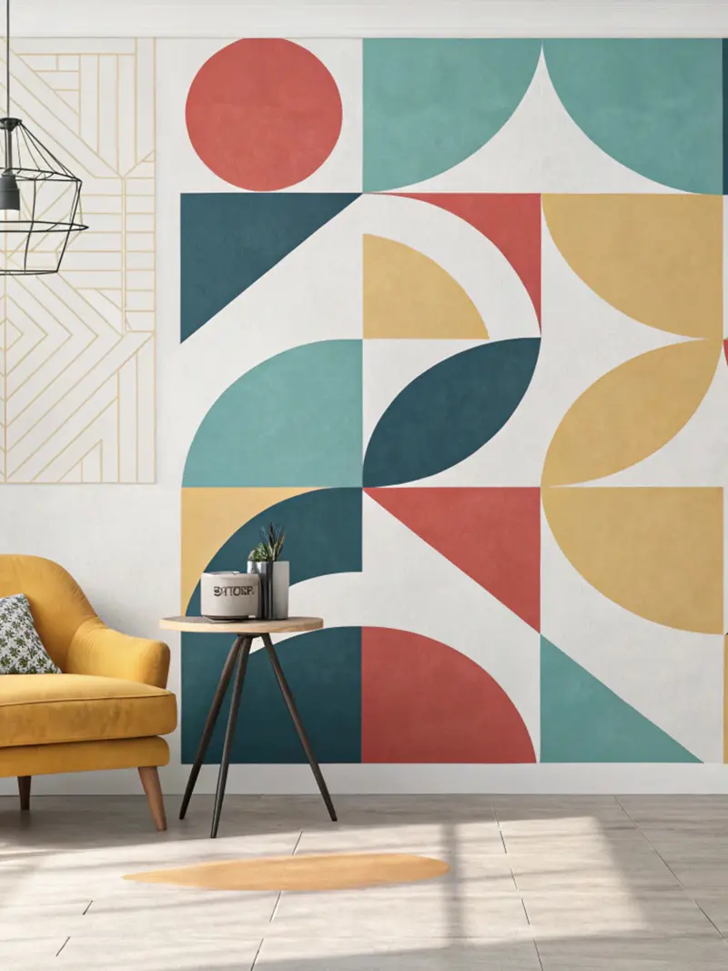 Photo revêtement mural décor coloré