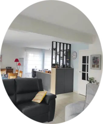 Photo ovale travaux peinture